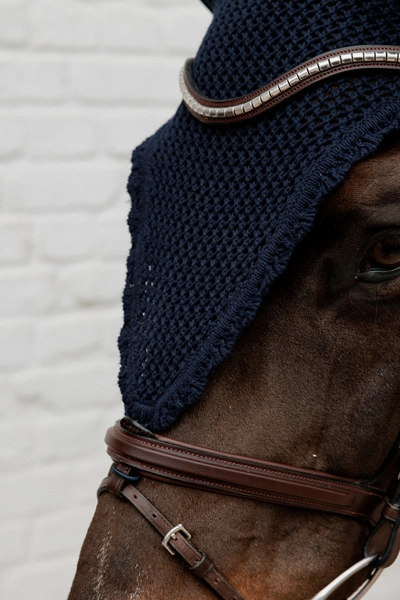 Długie nauszniki wyciszające Kentucky Fly Veil Long - granatowe