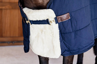 Kentucky Chest Expanders Vegan Sheepskin z 1 klamrą - naturalny 