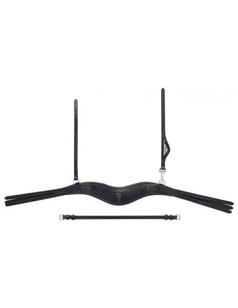 Anatomiczny nagłówek munsztukowy Equiline HPL415 - czarny