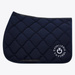 Czaprak Cavalleria Toscana Orbit Quilted - granatowy z białym logo