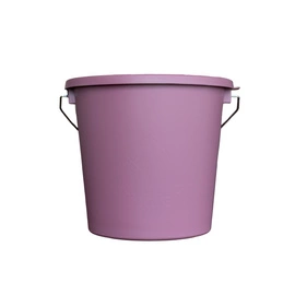 Wiadro z pokrywką 5 L Kentucky - różowe
