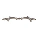 Velari wędzidło Full Cheek Bit Double Jointed Stainless Steel 16 mm