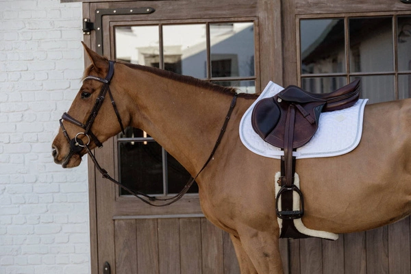 Kentucky czaprak Glitter Rope - biały