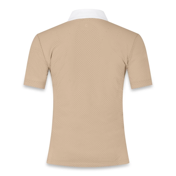 Damska koszula konkursowa z krótkim rękawem Kentucky Heritage Air - beżowa