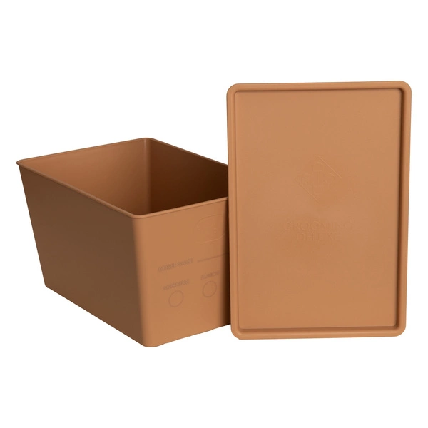 Pudełko na paszę z pokrywką 7 L Kentucky - beżowe