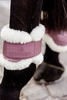 Kentucky Vegan Sheepskin Young Horse Fetlock na zadnie nogi - różowe