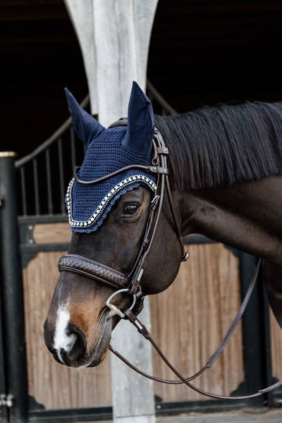 Kentucky nauszniki Wellington BIG Stone & Pearl - granatowe