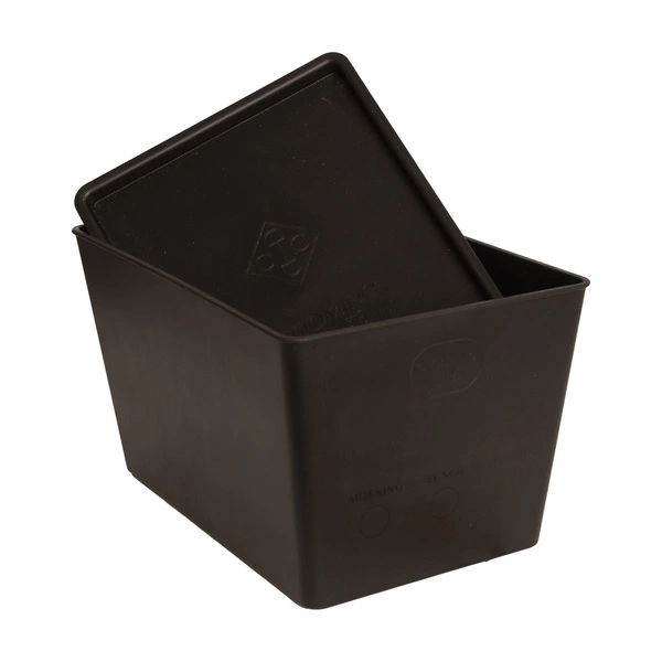 Pudełko na paszę z pokrywką 7 L Kentucky - czarne