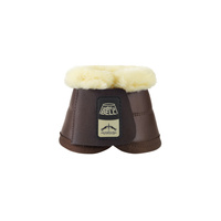 Veredus kalosze Safety-Bell Save The Sheep z naturalnym futrem - brązowe