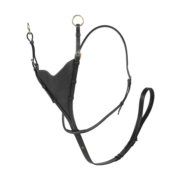 Miękki wytok Soft leather BIB Martingale Dy'on D Collection - czarny