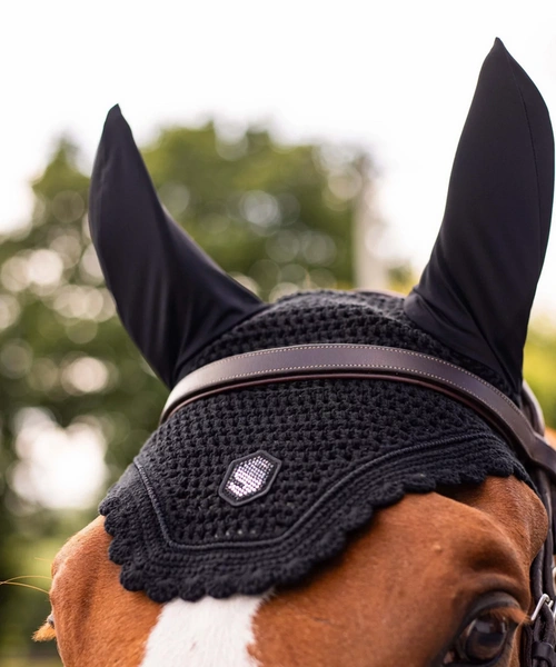 Nauszniki Samshield Flyshield Swarovski - czarne