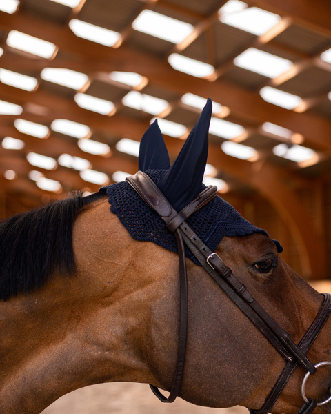 Nauszniki Samshield FlyShield Swarovski - granatowe