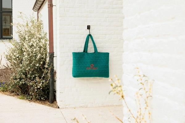 Kentucky torba Velvet Logo - emerald