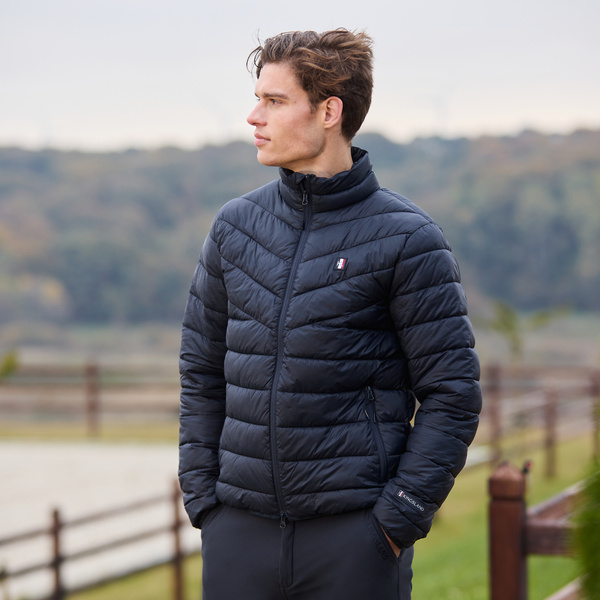 Kurtka męska Kingsland Classic Mens Packable Quilted Jacket - granatowa