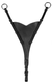 Miękki wytok Bib Dy'on US Jumping - czarny