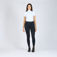 Damskie legginsy Kingsland Classic Ladies F-Grip Tights - granatowe