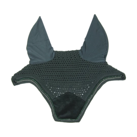 Kentucky nauszniki Velvet Pearls - ciemna zieleń