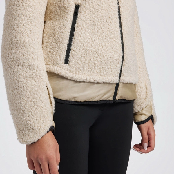 Bluza polarowa Cavalleria Toscana CT Teddy Bear Fleece - beżowa