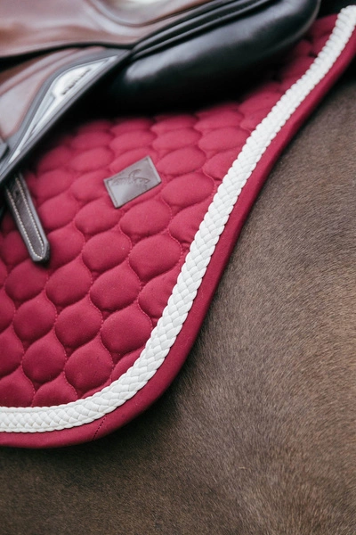 Kentucky czaprak Plaited Cord - bordowy