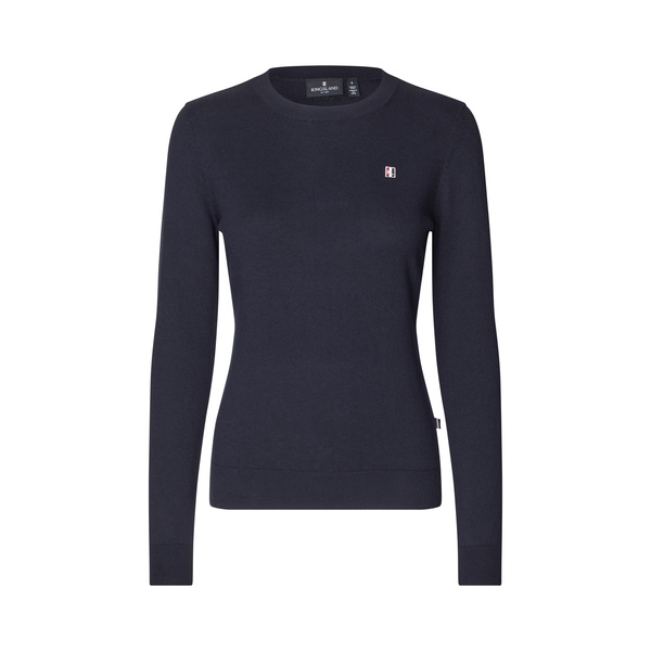 DamskI sweterek Kingsland Classic Ladies O-Neck pullover - granatowy