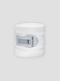 Komplet polarowych bandaży Equiline Polo - białe