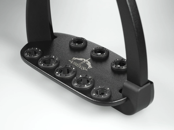 Strzemiona Veredus Vita Stirrup Steel1 Dark - czarne