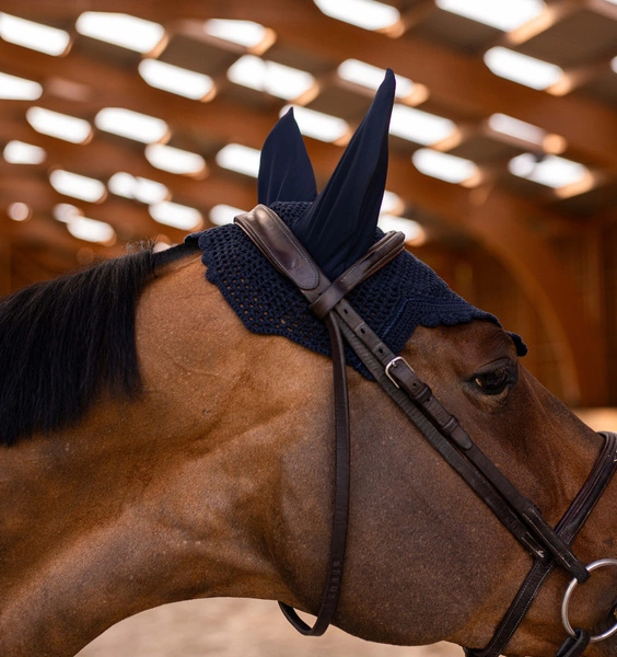 Nauszniki Samshield Flyshield Emroidery - granatowe