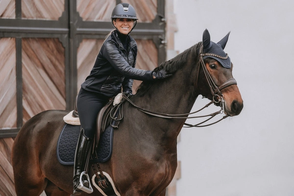 Nauszniki Kentucky Wellington Glitter Band - czarne