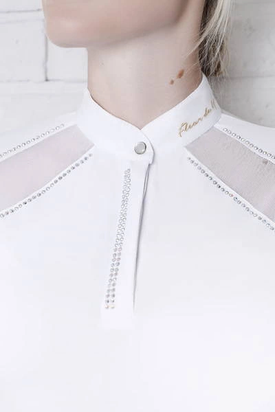 Koszula konkursowa Fleur de Lys Poppy - biała