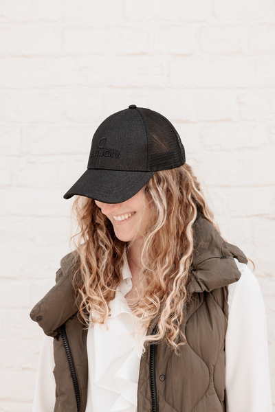  Kentucky czapka Trucker Cap Glitter - czarna
