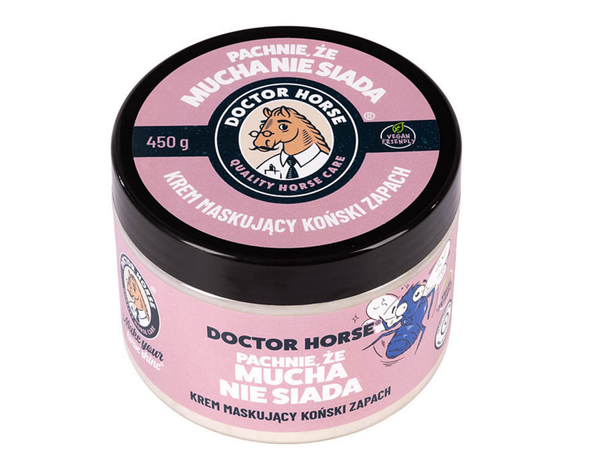 Doctor Horse Pachnie, że Mucha Nie Siada - krem maskujący koński zapach  450g