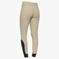Bryczesy American Full Grip z wysokim stanem Cavalleria Toscana - beżowe
