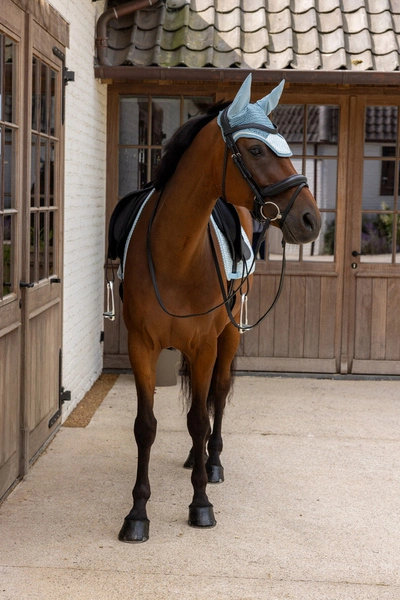 Nauszniki Kentucky Wellington Velvet Printing - błękitne