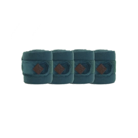 Kentucky bandaże polarowe Velvet - szmaragdowe