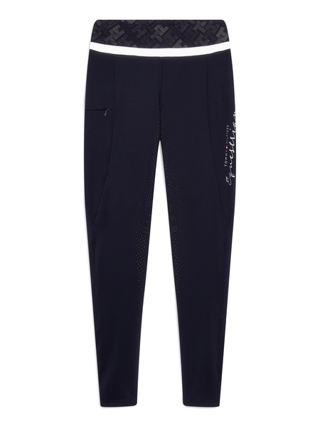 Legginsy Tommy Hilfiger Tampa - granat desert sky