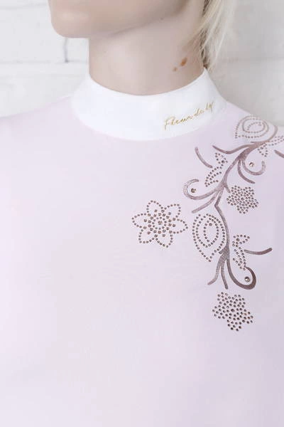 Koszula konkursowa Fleur de Lys Equestrian Orchid Shirt - pudrowy róż