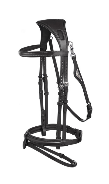 Ogłowie Equiline BJ300 - czarne