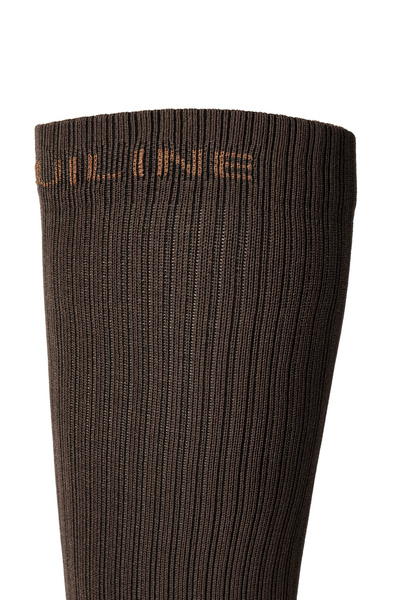 Skarpety Equiline Equerte Ribbed - brązowe