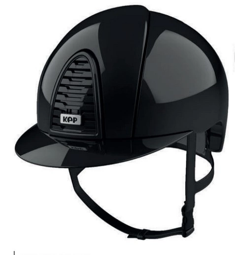 Kask KEP Cromo 2.0 Polish - czarny z czarnymi paskami