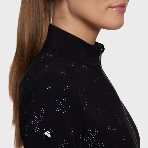 Perforowana letnia bluza Samshield Hannah - czarna