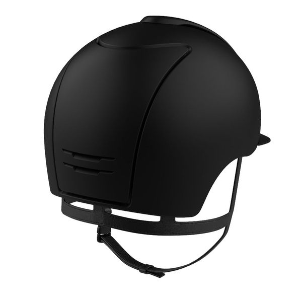 Kask KEP Cromo 2.0 Textile - czarny z czarnymi paskami