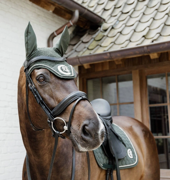 Kentucky nauszniki Wellington 3D Logo Rope - ciemnozielone