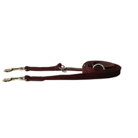 Smycz Kentucky Velvet 2m - bordowa