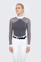 Koszula konkursowa Fleur de Lys Equestrian Molly Spark - szara