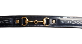 Pasek Horsebit Joline - czarny