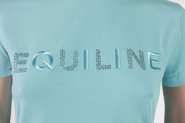 T-shirt Equiline Gelig - miętowy