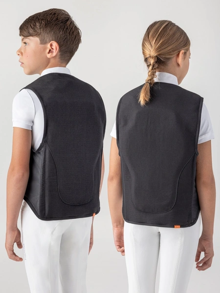Dziecięca kamizelka ochronna wybuchowa Equiline Airbag KID - czarna