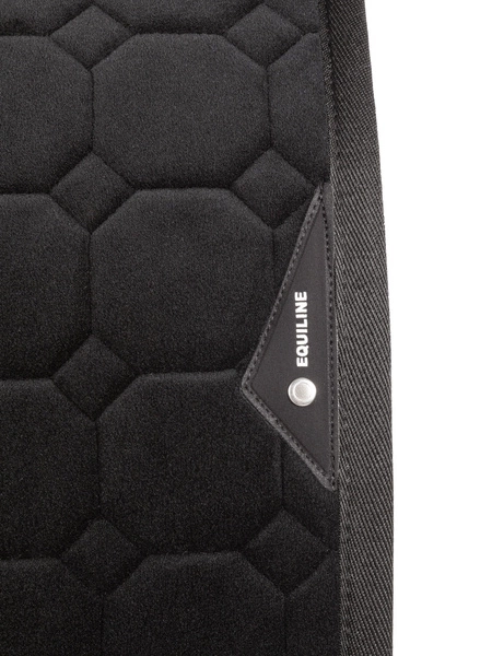 Czaprak Equiline Velvet Octagon Garog - czarny