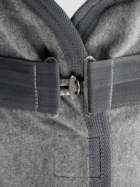 Derka polarowa Equiline Hugo - szara