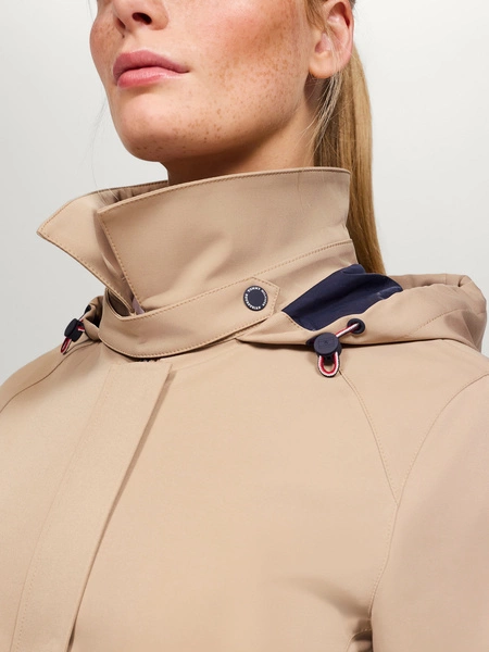 Trench Tommy Hilfiger Edinburgh Tech - beżowy